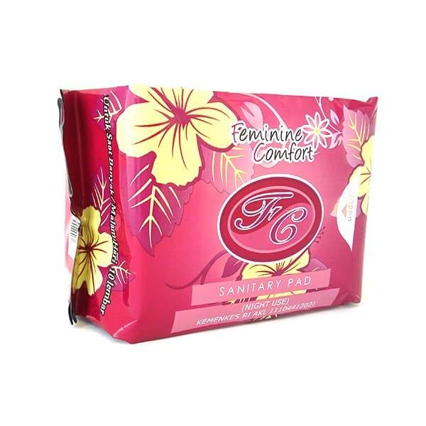 Feminine Comfort Sanitary Pad terbuat dari kapas asli yang terbebas dari klorin