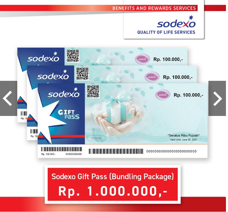 vouvher Sodexo untuk kado melahirkan