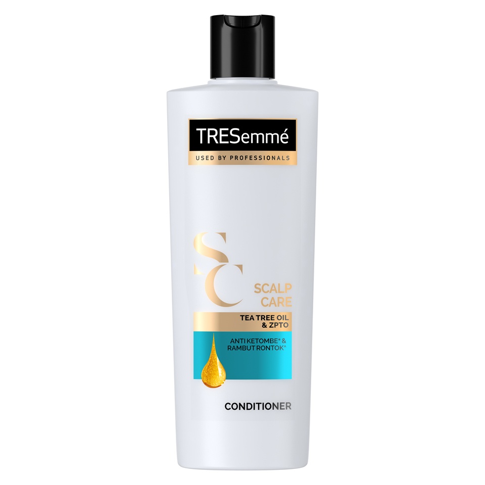 TRESemmé Scalp Care Conditioner mencegah ketombe dan rambut rontok.