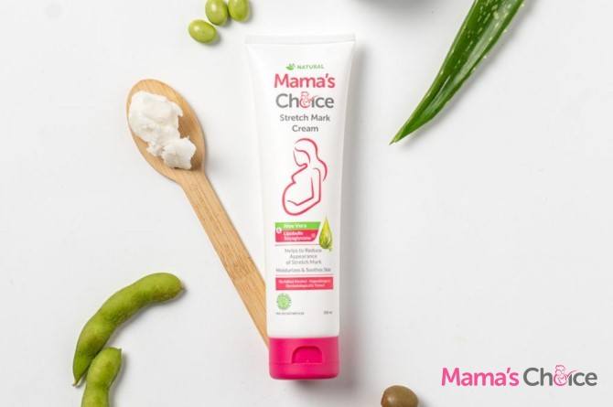 Kebutuhan Ibu Hamil Trimester 2 stretch marks cream Dermatologically Tested, dan Hypoallergenic Tested.