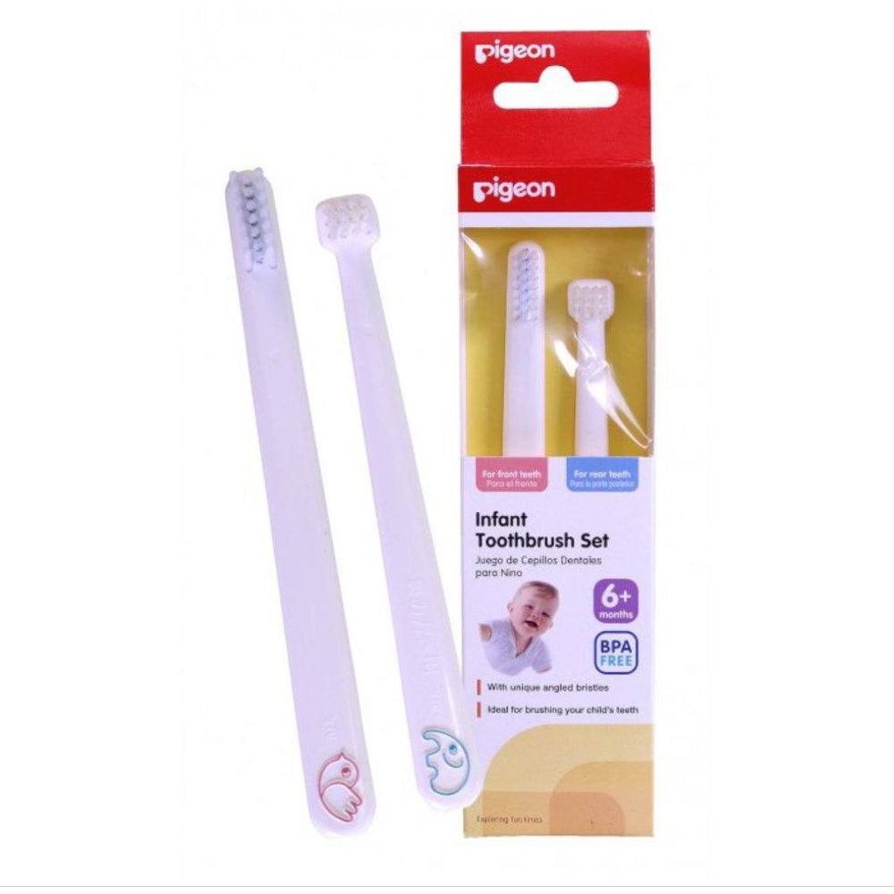 Sikat gigi bayi simple untuk bayi di atas 6 bulan