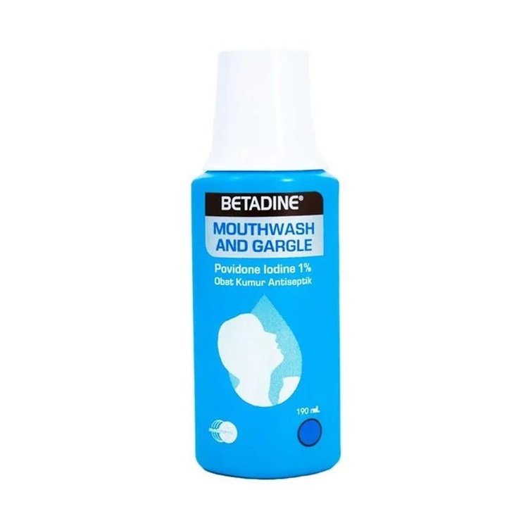 BETADINE mouthwash Obat Sariawan Multifungsi Cocok untuk dewasa dan anak-anak