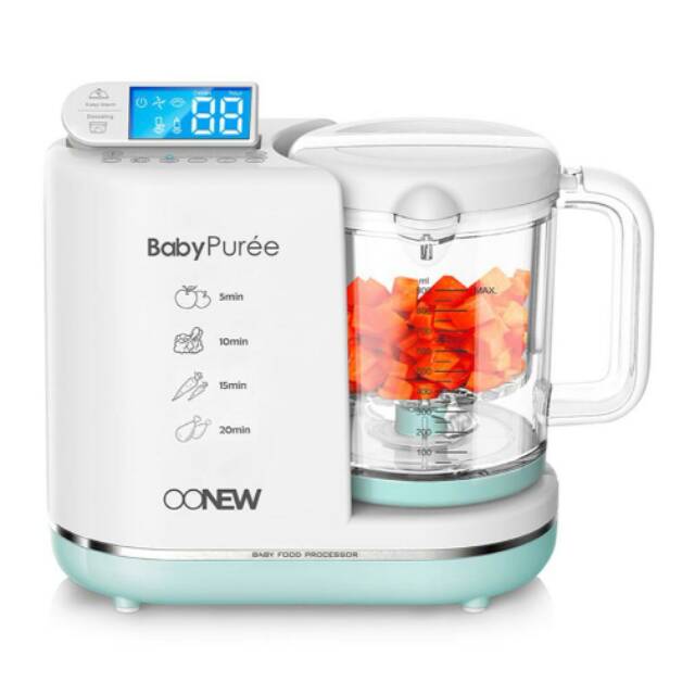 Food processor yang memiliki fitur smart timer system.