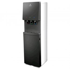 Dispenser galon bawah dengan Dual heating mode.