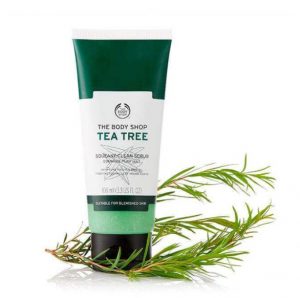 Scrub wajah untuk ibu hamil, The Body Shop Tea Tree Squeaky Clean Face Scrub