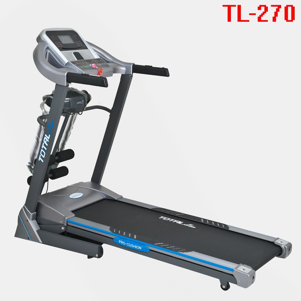 Total Fitness Treadmill TL-270 dengan fitur Calories Monitor.