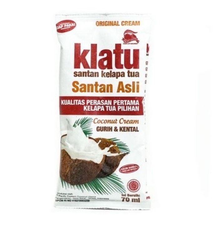 Santan Klatu berasal dari ekstrak kelapa tua pilihan