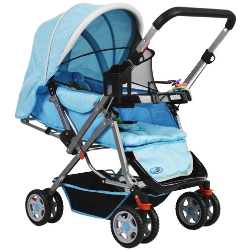 Labeille A019T Baby Stroller memiliki desain modern yang dapat dilipat