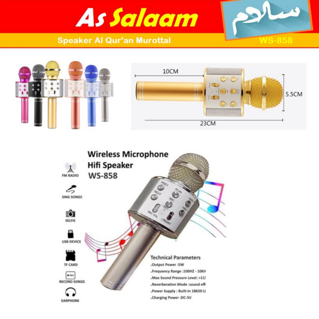speaker hafaklan quran berbentuk mic