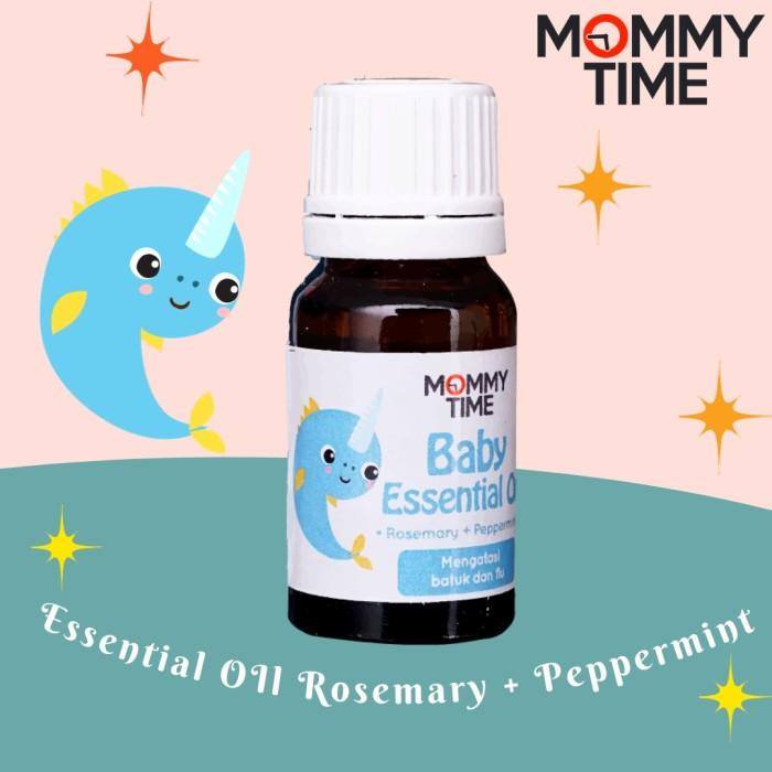 Mommy Time Rosemary + Peppermint Blend Oil Bebas paraben, SLS, dan SLES.
