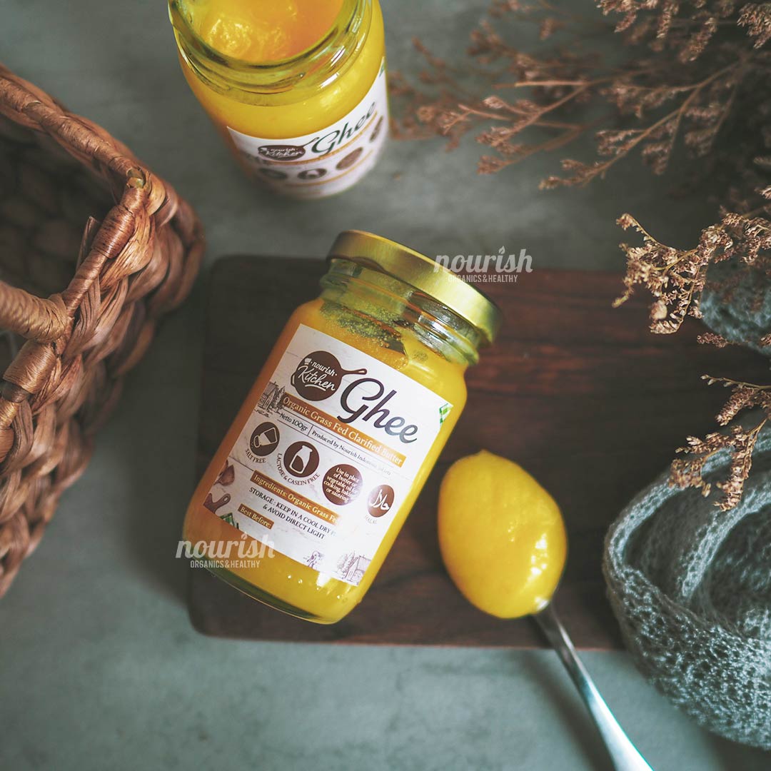 Nourish Kitchen Ghee Butter dilengkapi dengan vitamin A, D, E, K beta carotene