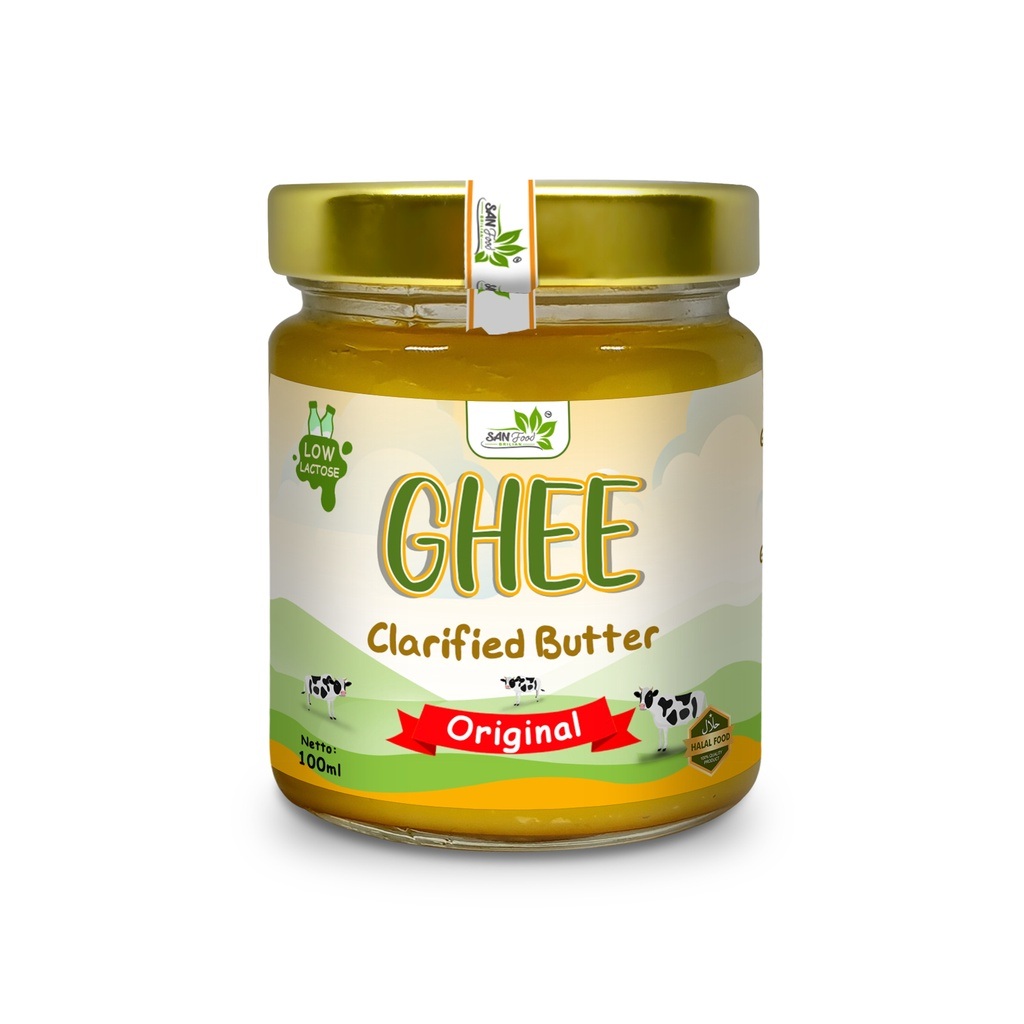 Sanfood Brilian Ghee Naturals menjadi BB booster dan imun booster untuk bayi.