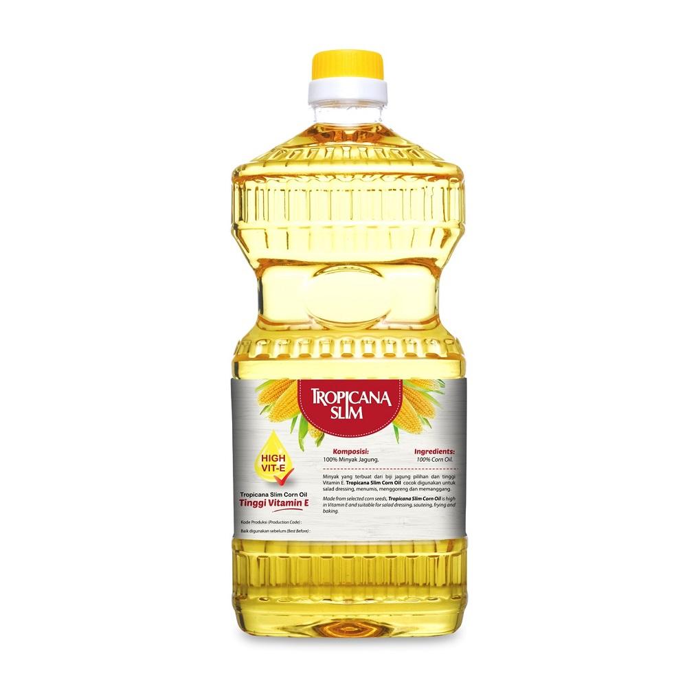 Rekomendasi Minyak Goreng Sehat Tropicana Slim Corn Oil terbuat dari 100 persen minyak jagung pilihan