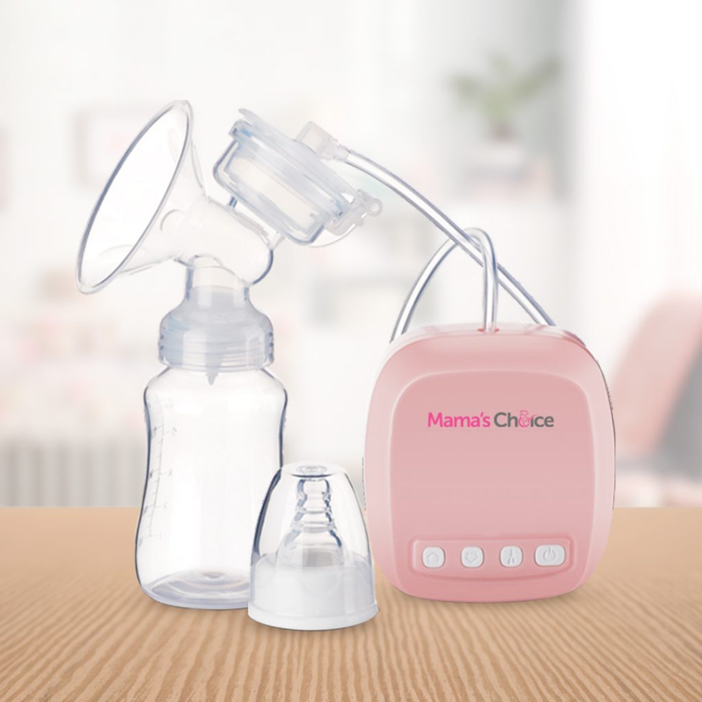 Mama’s Choice Single and Handy Electric Breast Pump dengan bahan food grade yang aman