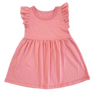 Ardenleon Dress Ruffle Bayi Perempuan dari Combed Cotton.