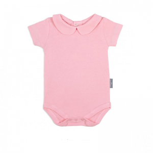 Little Palmerhaus Bodysuit dengan Kerah Pita terdapat kancing pada bagian bawah