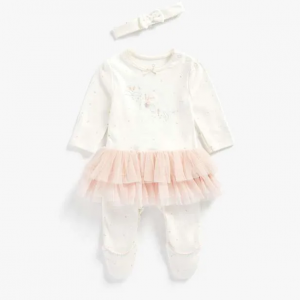 Mothercare Setelan dengan Headband berbahan lembut dan bebas nikel