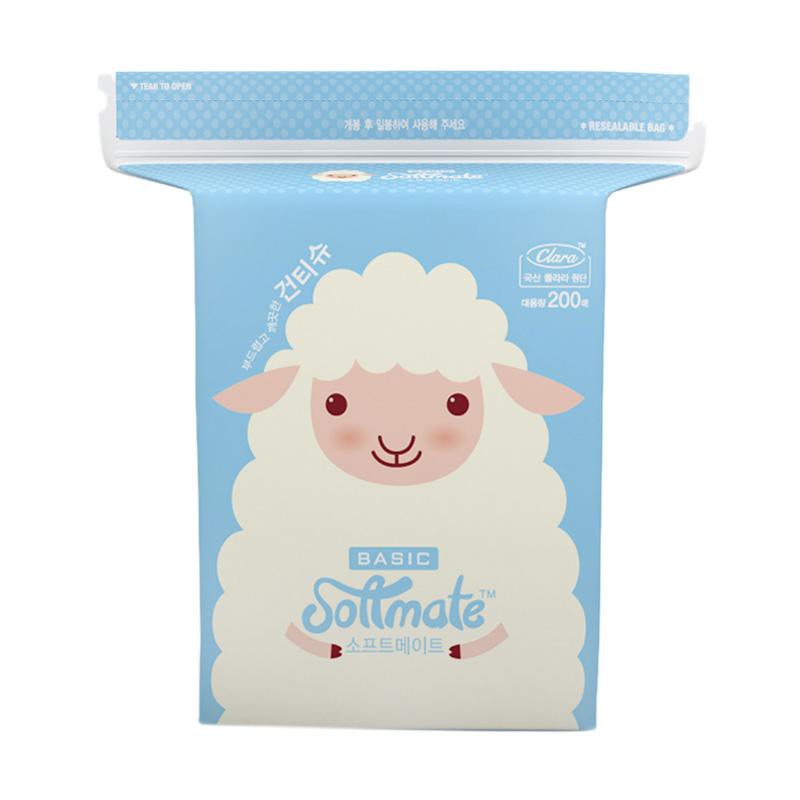 Softmate merupakan tisu bayi dari bahan serat rayon