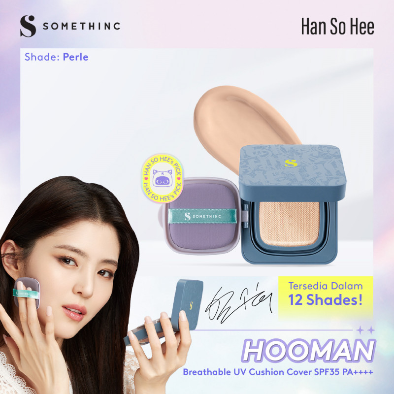 SOMETHINC HOOMAN Breathable UV Cushion Terbaik dengan Breathable Technology