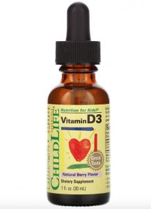 ChildLife Vitamin D3 untuk Bayi bebas perasa tambahan
