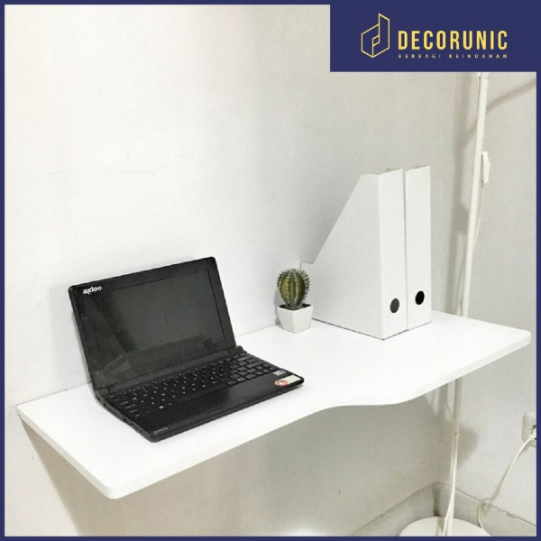 Rekomendasi floating desk minimalis modern, Decorunic Floating Desk