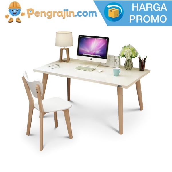 Rekomendasi meja kerja minimalis kayu asli terjangkau dari Pengrajin