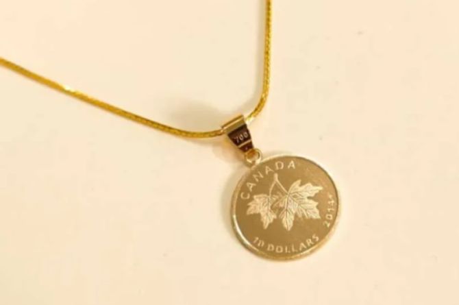 Kalung Liontin Koin