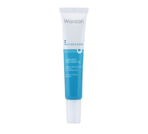 8. Acnederm Acne Spot Treatment Gel obat totol wajah Wardah untuk kulit berjerawat
