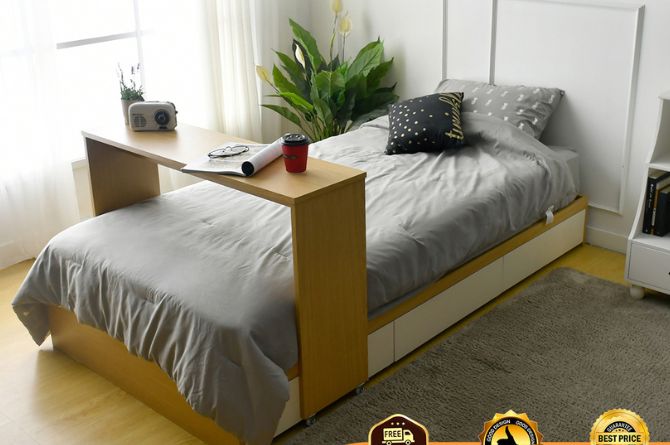 Divan Uni Bed LIVIEN Tempat Tidur Laci Minimalis