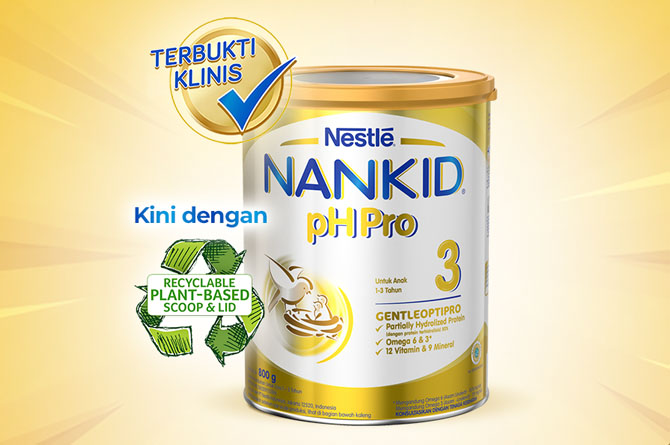 susu peninggi badan anak Nestlé NANkid pHPro 3