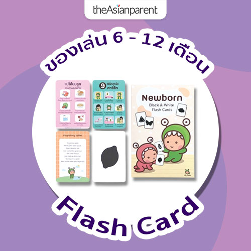 ของเล่น6-12เดือน Newborn Flash Card