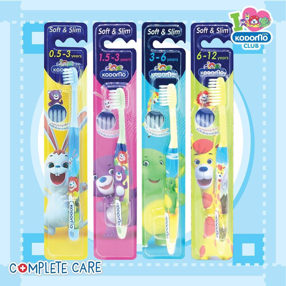 KODOMO แปรงสีฟันเด็ก Soft & Slim