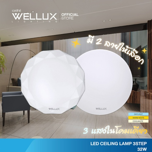 WELLUX โคมไฟเพดาน