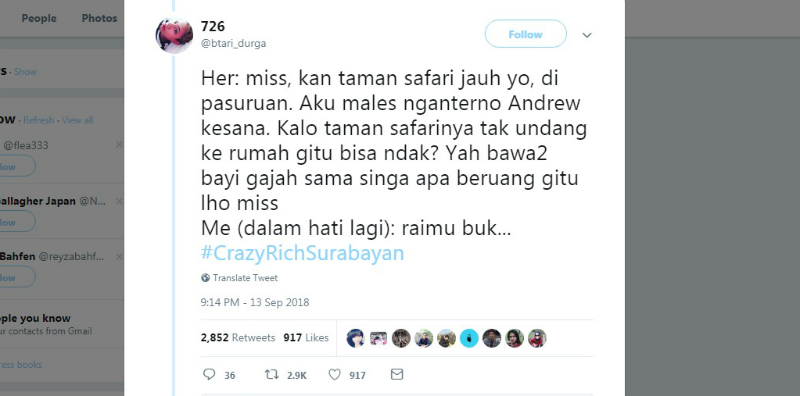 Gaya Hidup #CrazyRichSurabayan: Crazy Rich Asians Versi Suroboyoan
