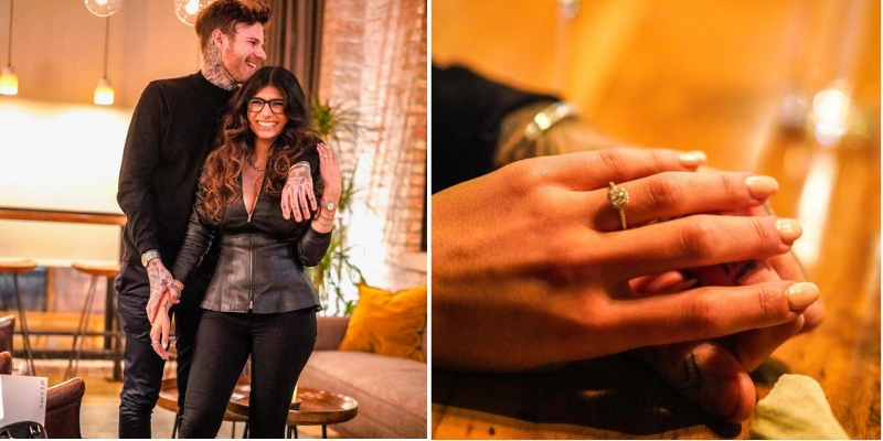 Mia Khalifa Dilamar Sang Kekasih, Niatnya Romantis Malah Lucu