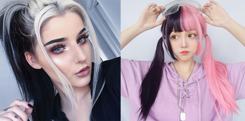 ปังไม่ไหว แฟชั่นสีผมทูโทน 2 Tone Hair Style สวยเด่นเกินใคร ถ่ายรูปขึ้นกล้อง
