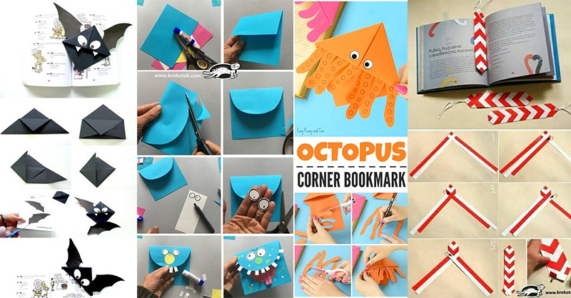 DIY ที่คั่นหนังสือ น่ารักไม่เหมือนใคร พับเองได้ง่ายๆ ตามขั้นตอน (Step By Step)