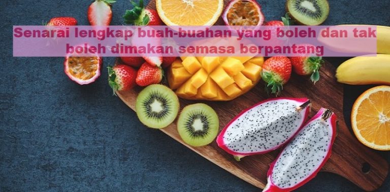 Buah Untuk Ibu Berpantang Senarai Lengkap Pilihan Buah Ketika Pantang