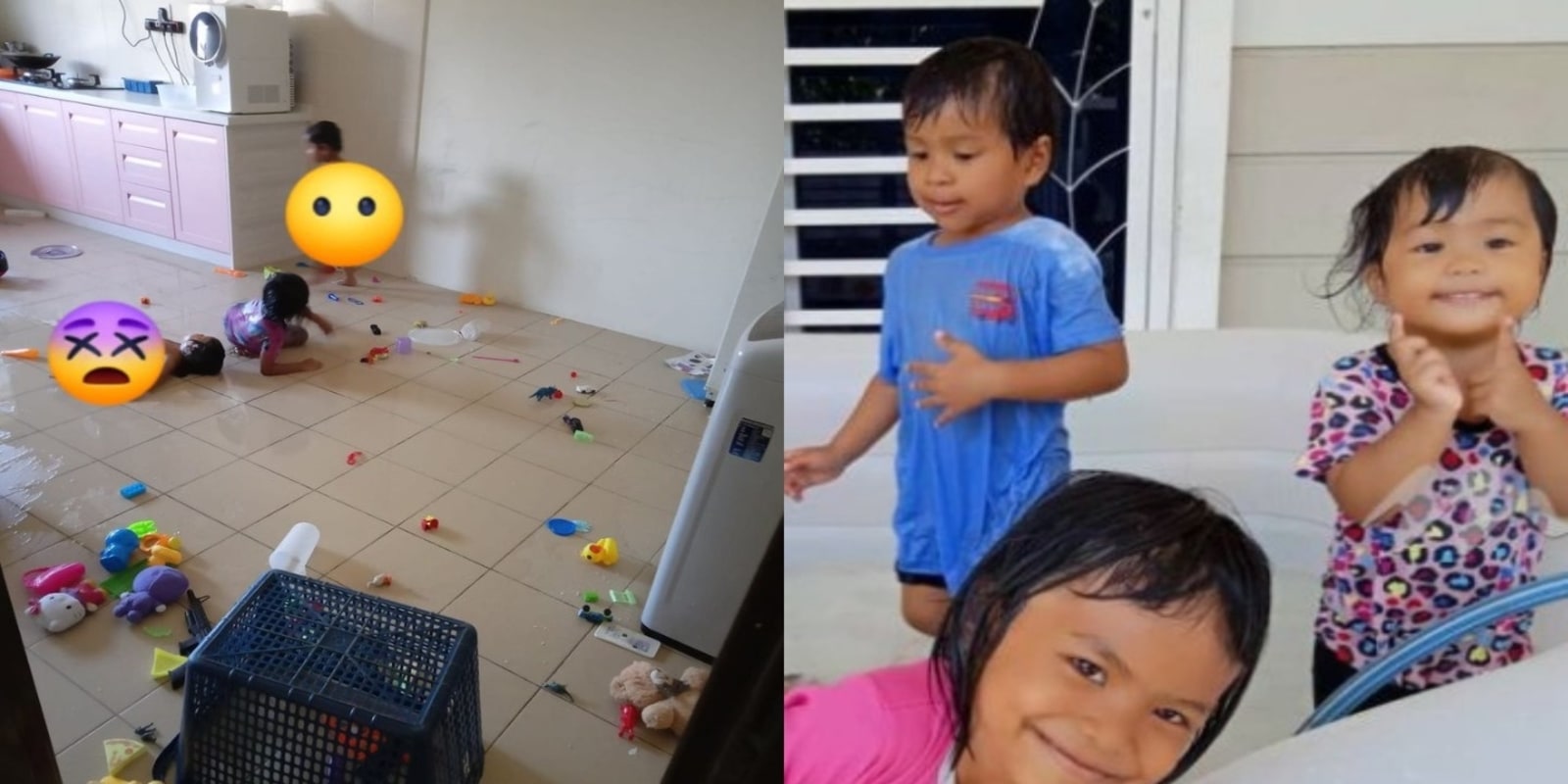 Bermain Air Sampai Dapur Jadi Taman Tema Mak Tak Jadi Marah