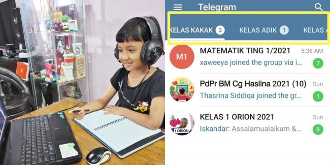 Kegunaan Telegram Dalam Pembelajaran Online, Ini Cara Cipta Folder