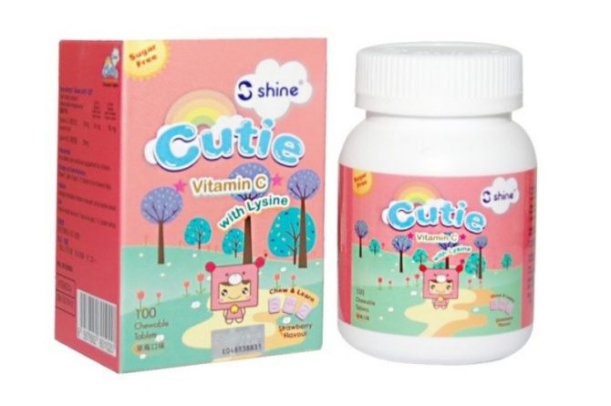 Shine Cutie vitamin C untuk kanak-kanak